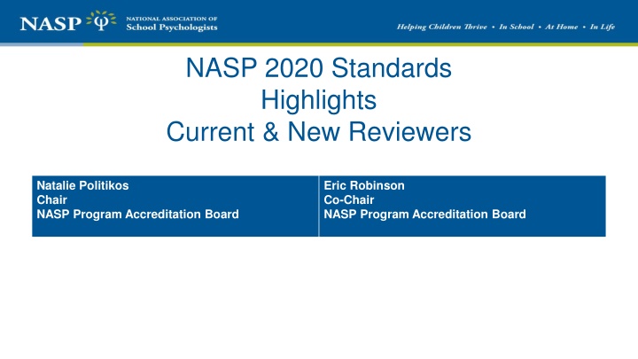 nasp 2020 standards highlights current