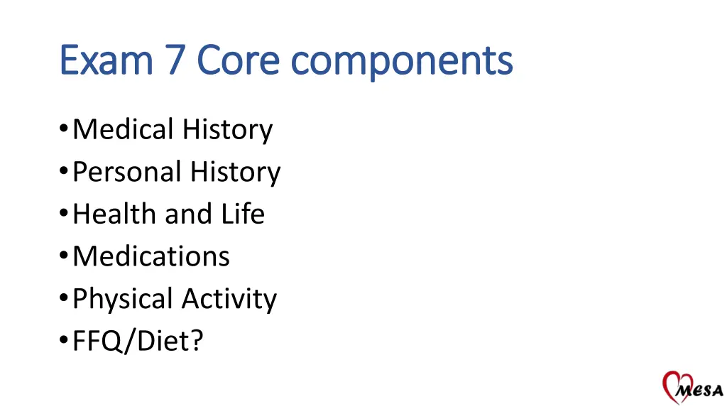 exam 7 core components exam 7 core components 1