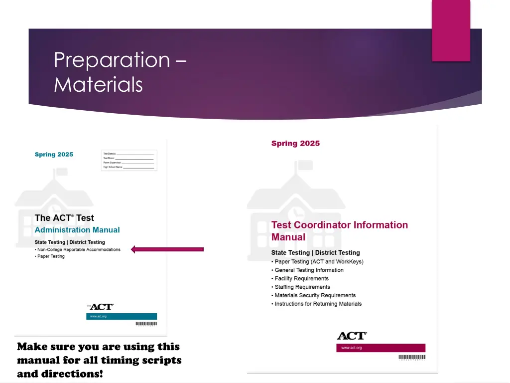 preparation materials 1