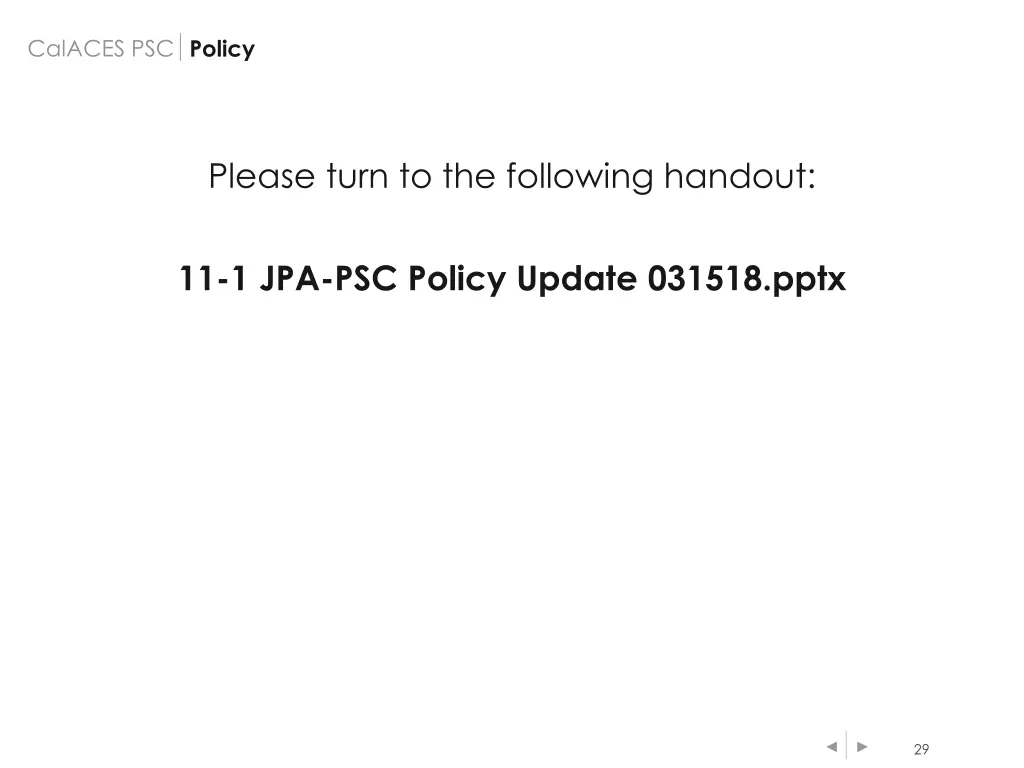 calaces psc 13