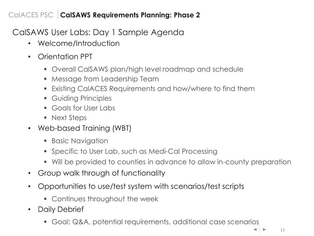 calaces psc 3