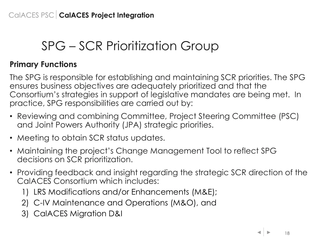 calaces psc 9