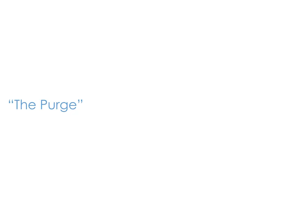 the purge
