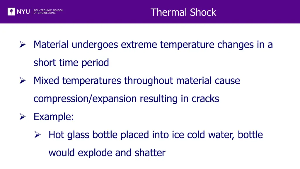 thermal shock