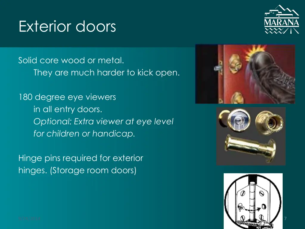 exterior doors