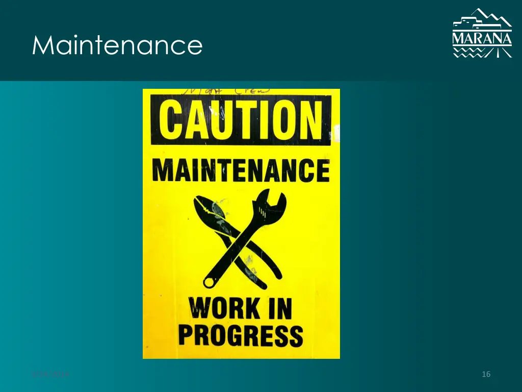 maintenance
