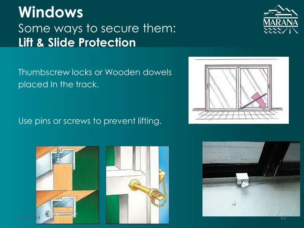 windows some ways to secure them lift slide