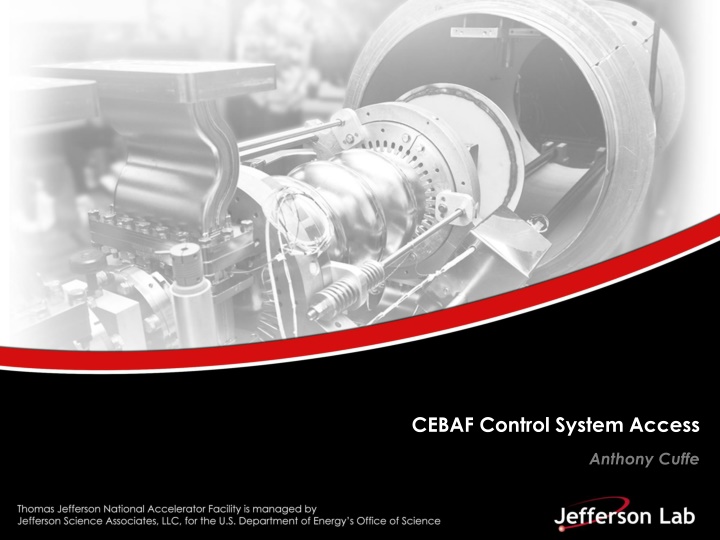 cebaf control system access