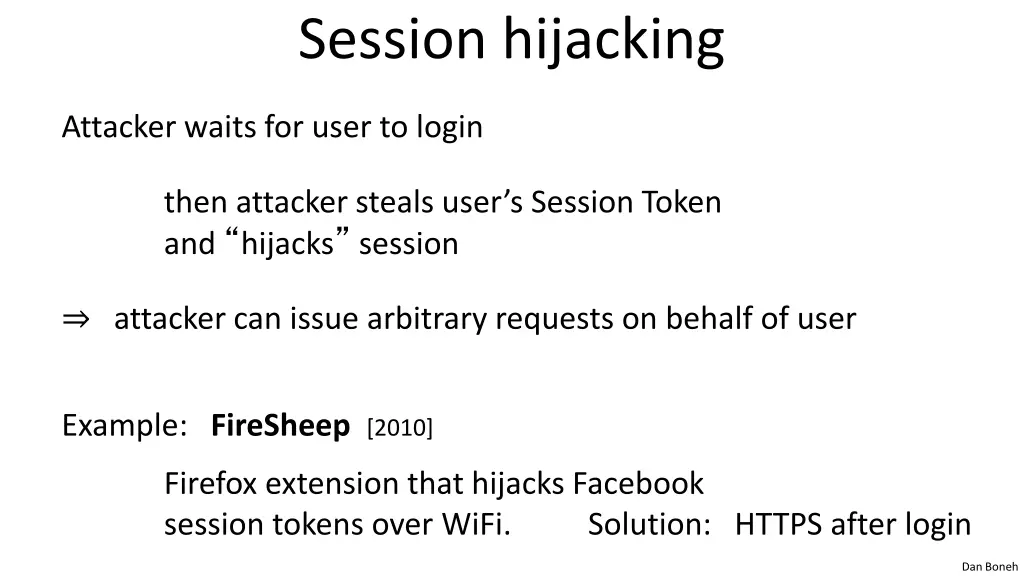 session hijacking