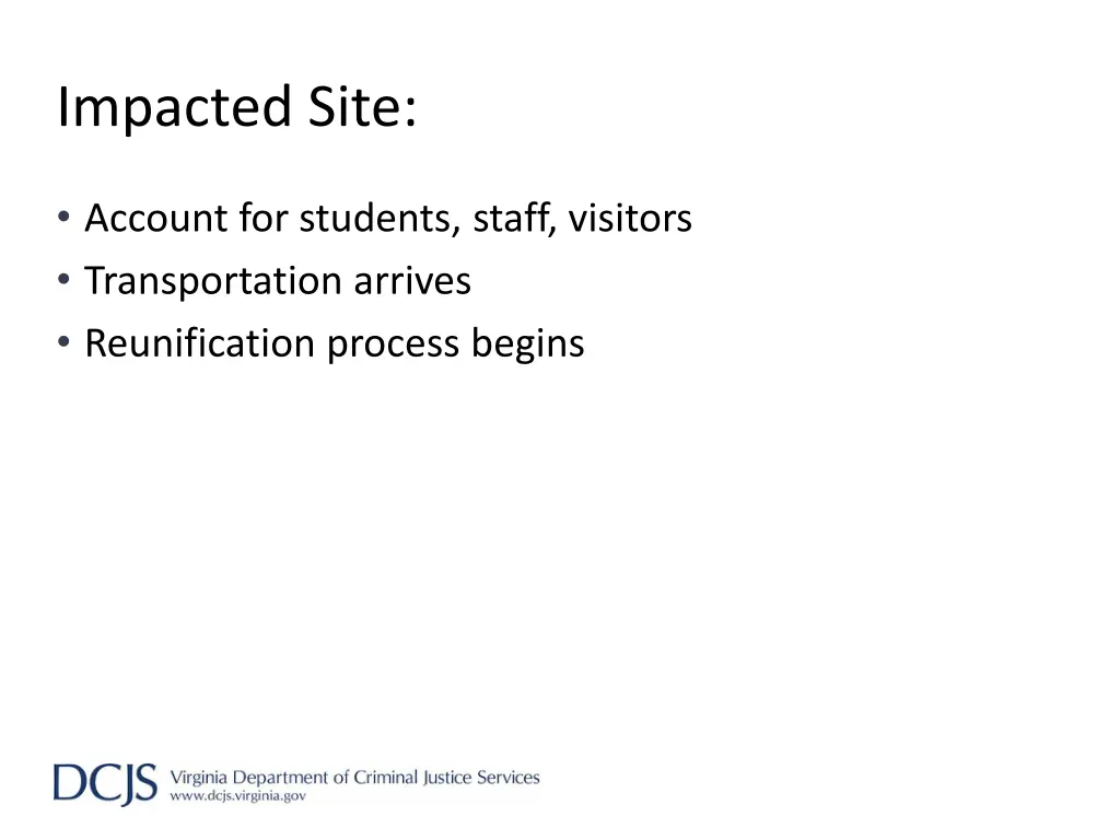 impacted site 1