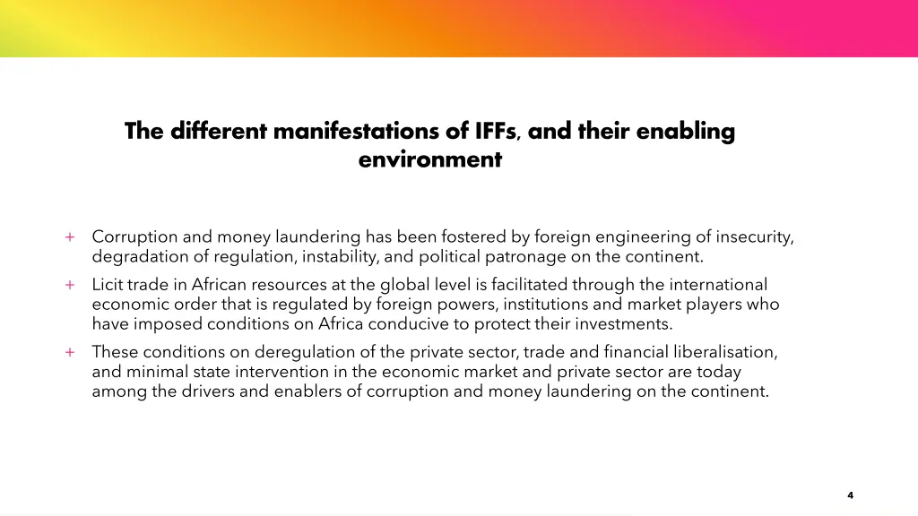 the different manifestations of iffs and their