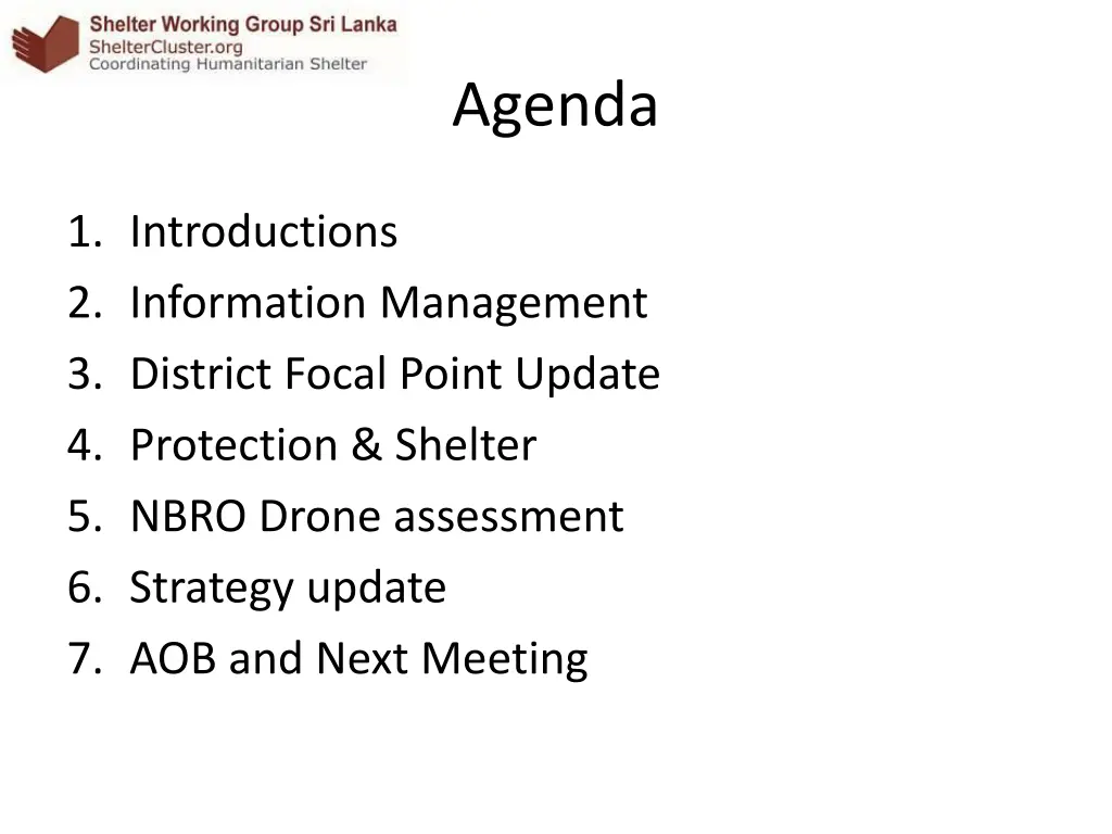 agenda