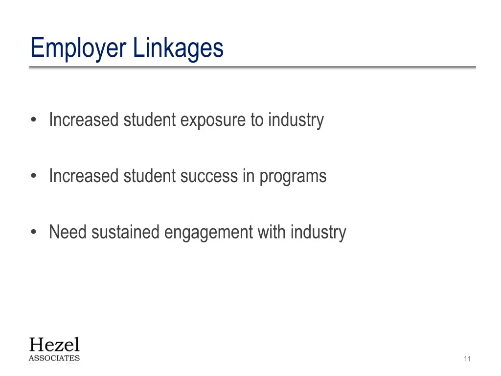 employer linkages