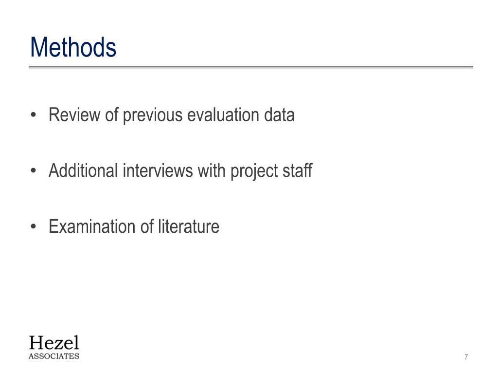 methods