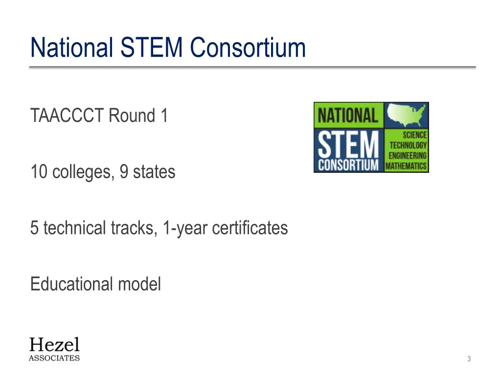 national stem consortium