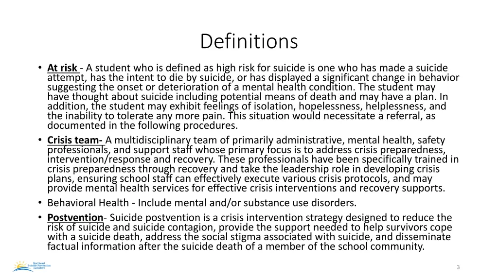 definitions