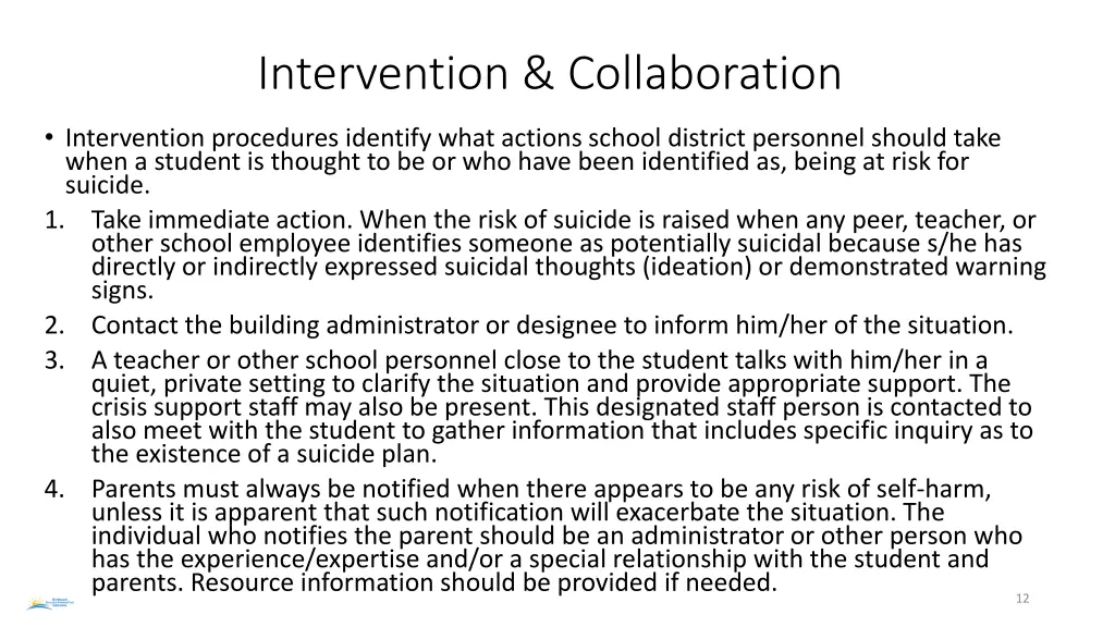 intervention collaboration