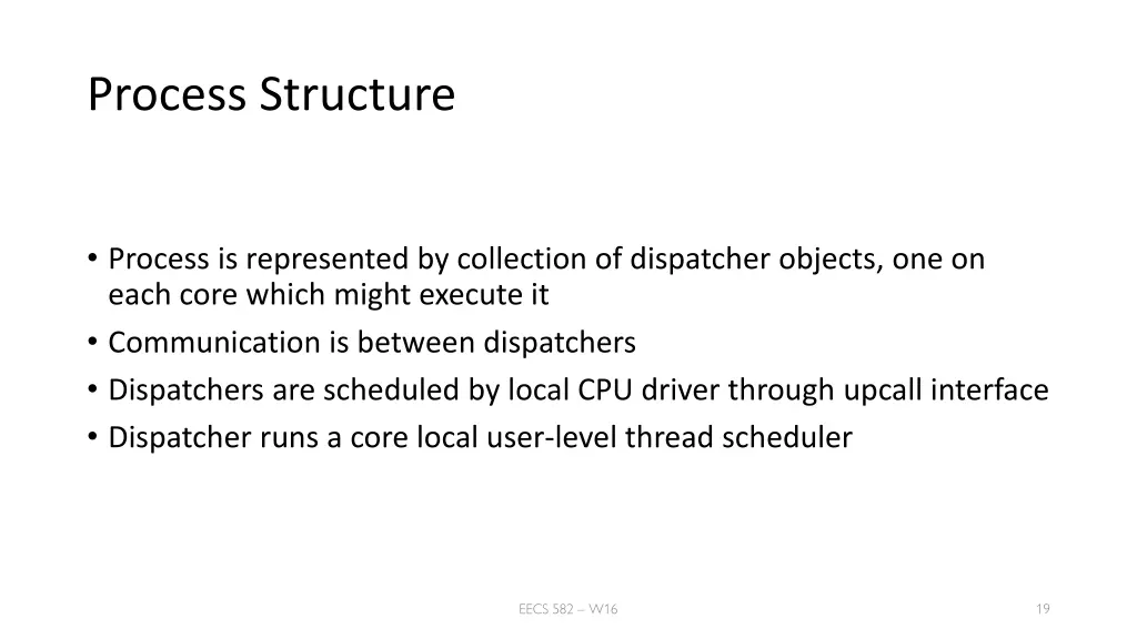 process structure