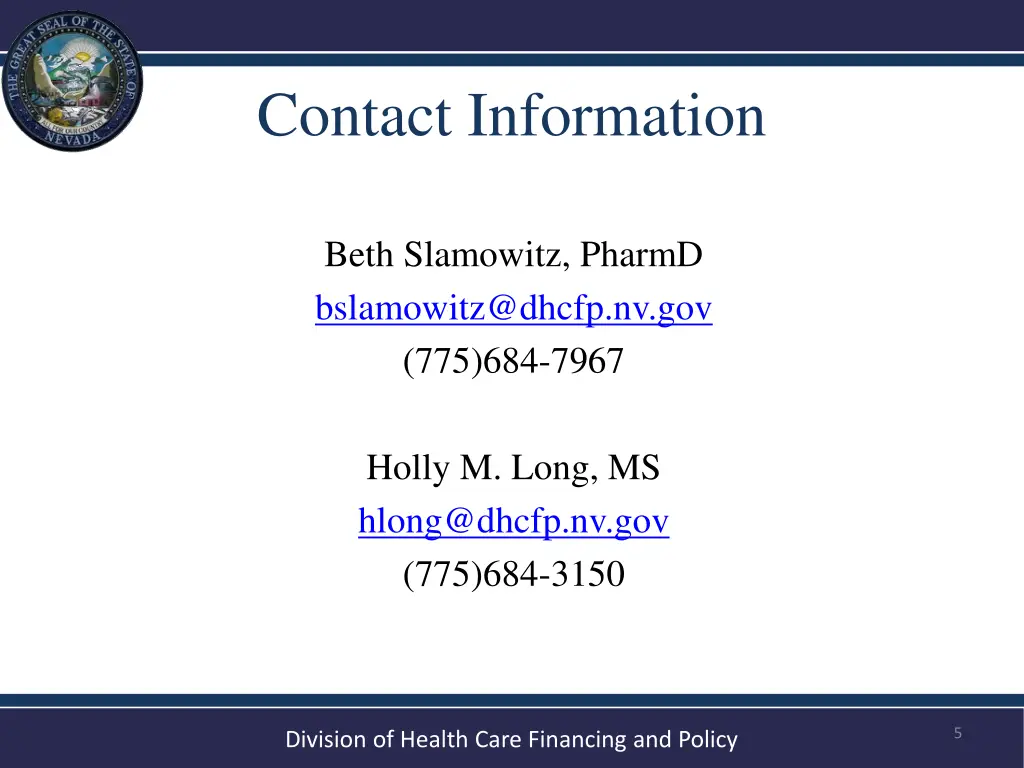 contact information