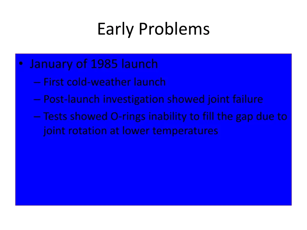 early problems 1