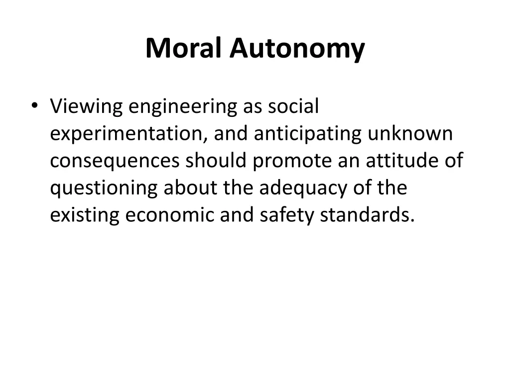 moral autonomy