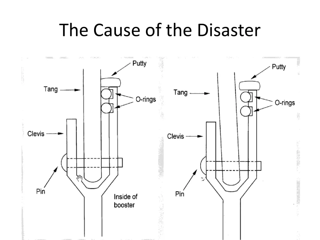 the cause of the disaster