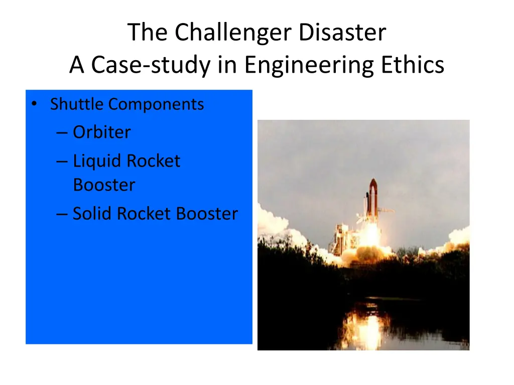the challenger disaster a case study