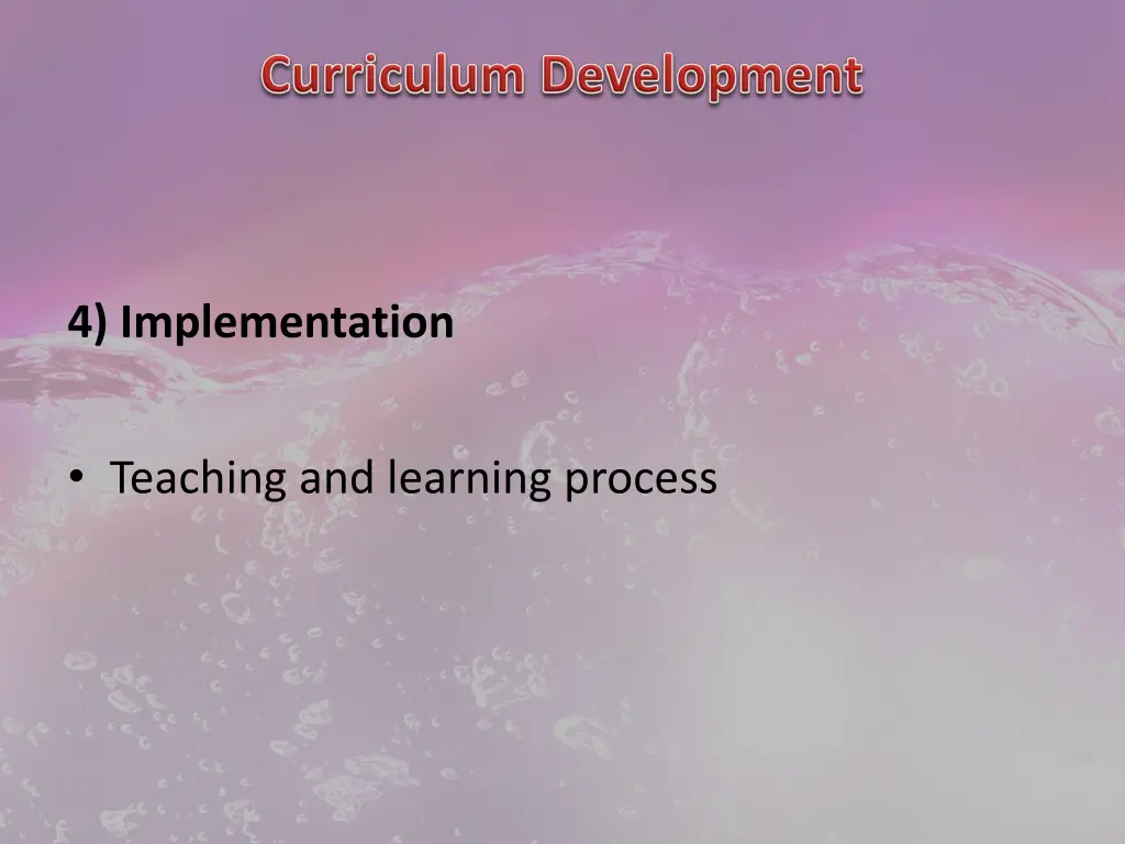 4 implementation