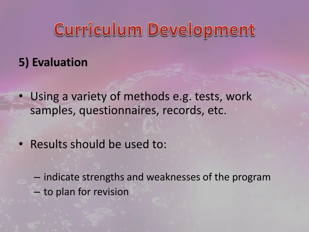 5 evaluation 1