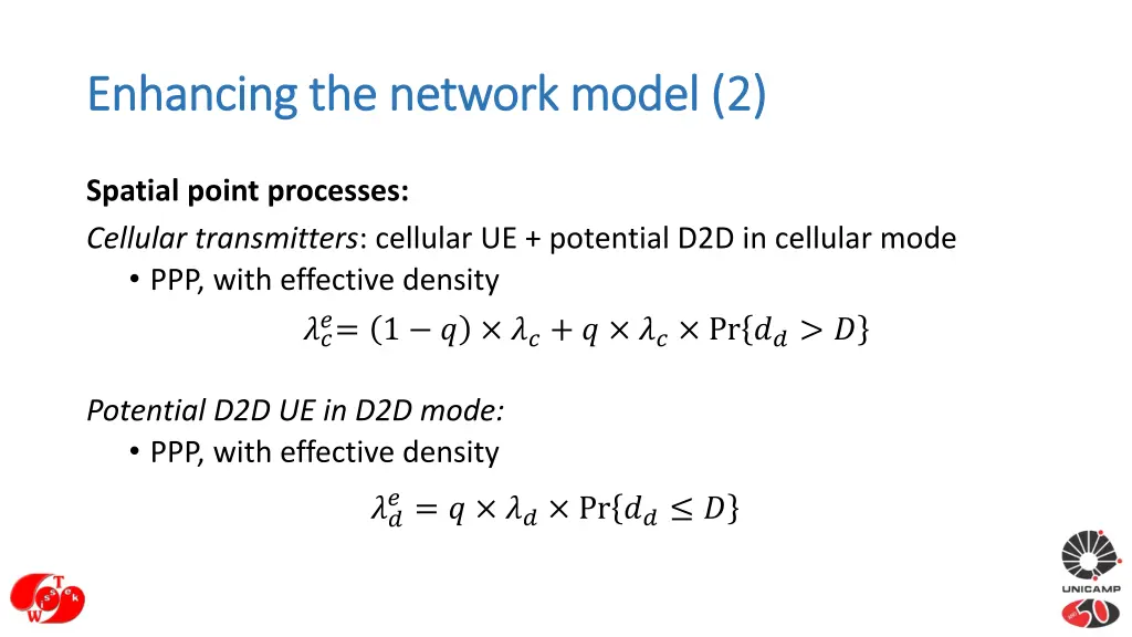 enhancing the network model 2 enhancing