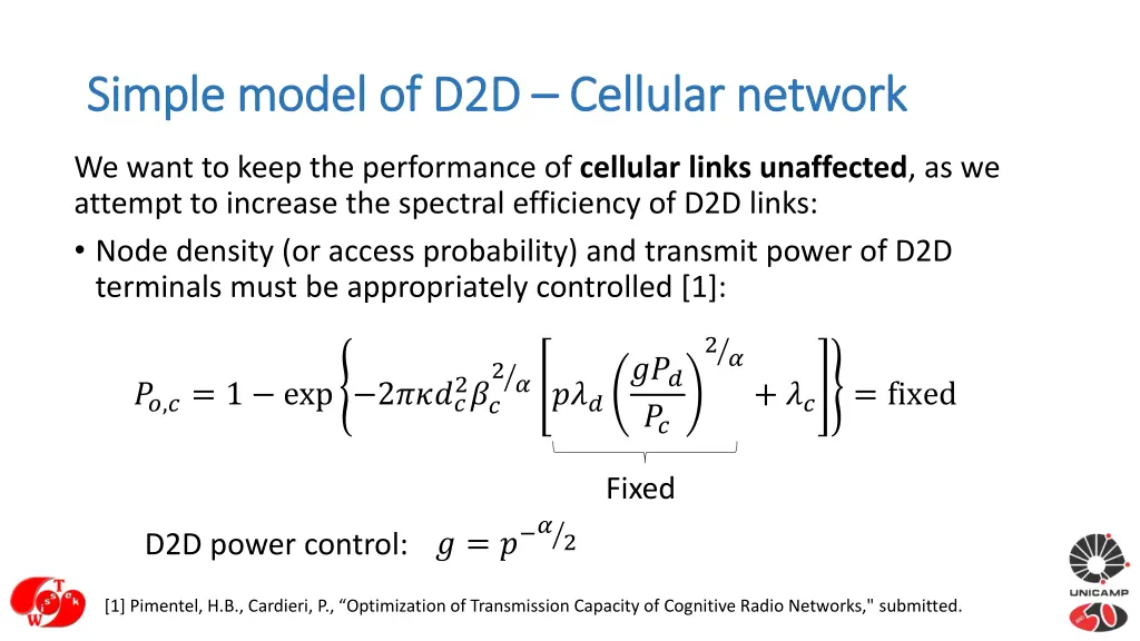 simple model of d2d simple model of d2d cellular 2