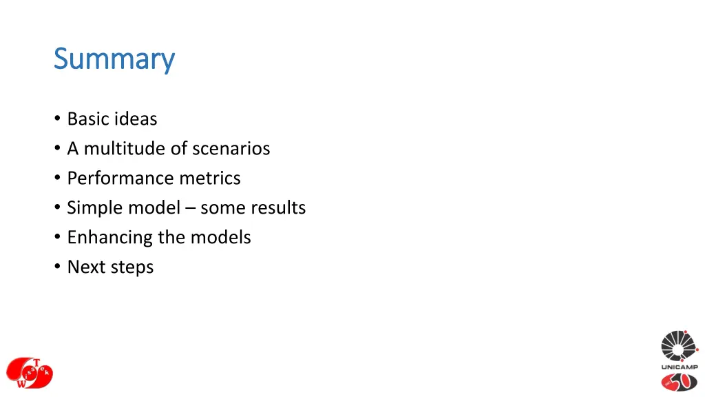 summary summary