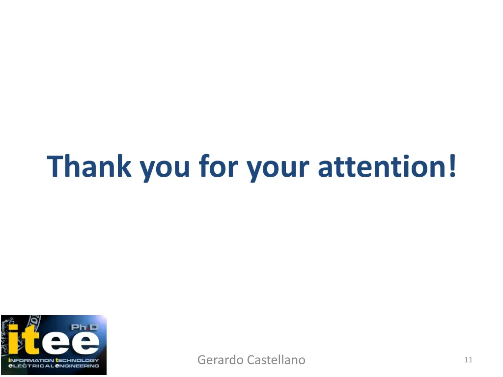 thank you for your attention