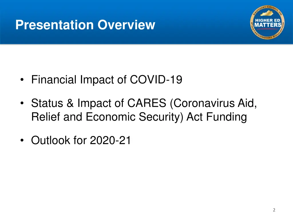 presentation overview