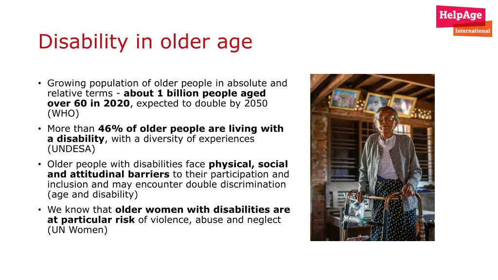 disability in older age