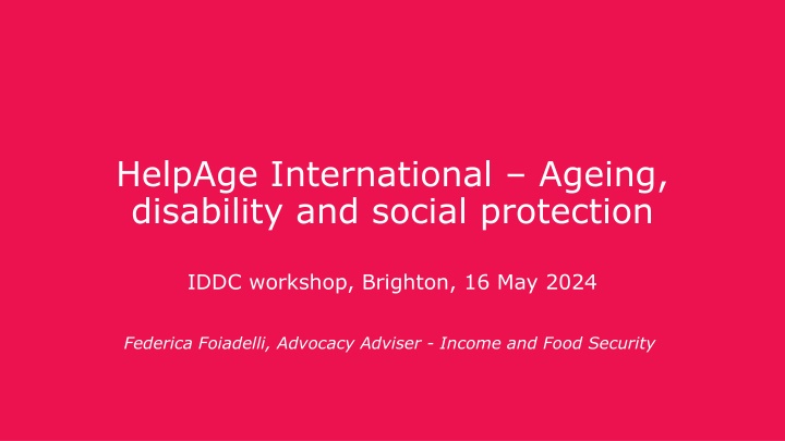 helpage international ageing disability