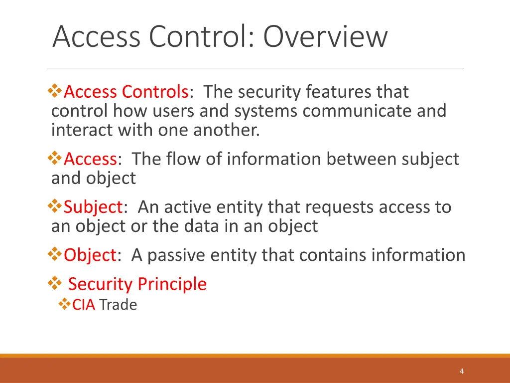 access control overview