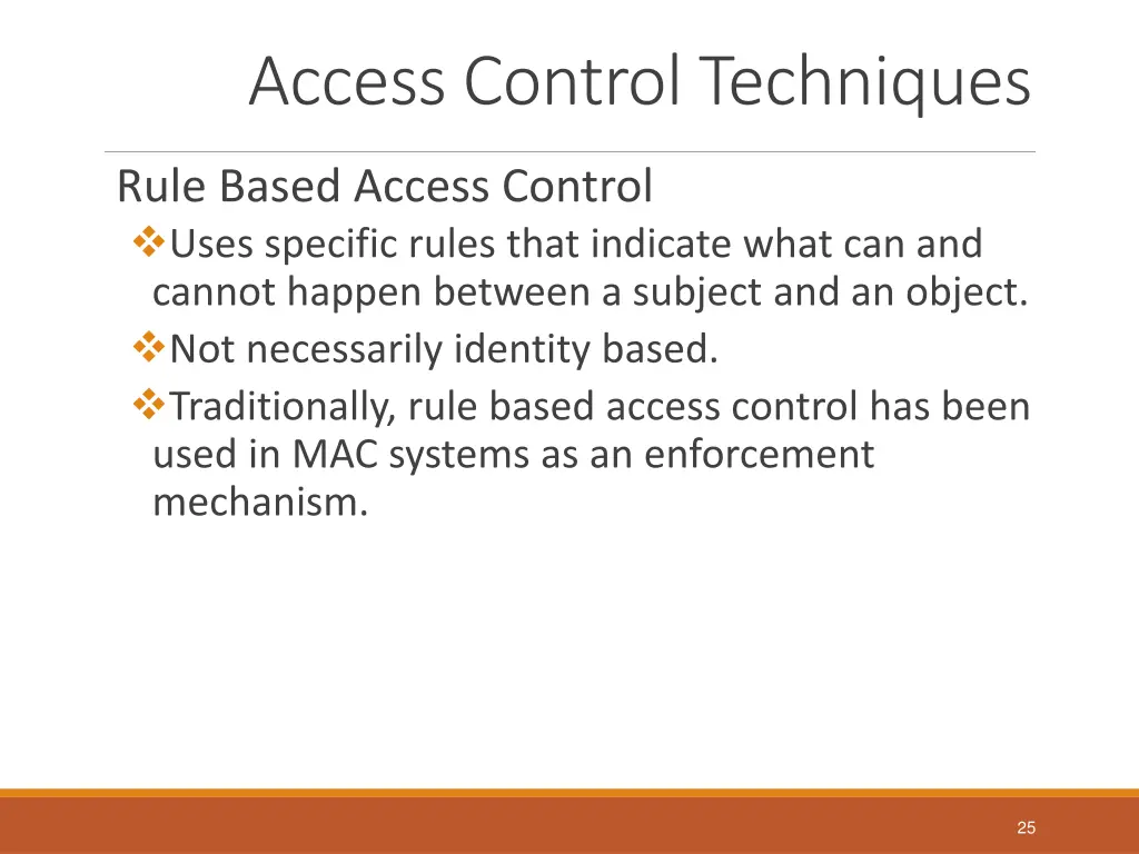 access control techniques 1