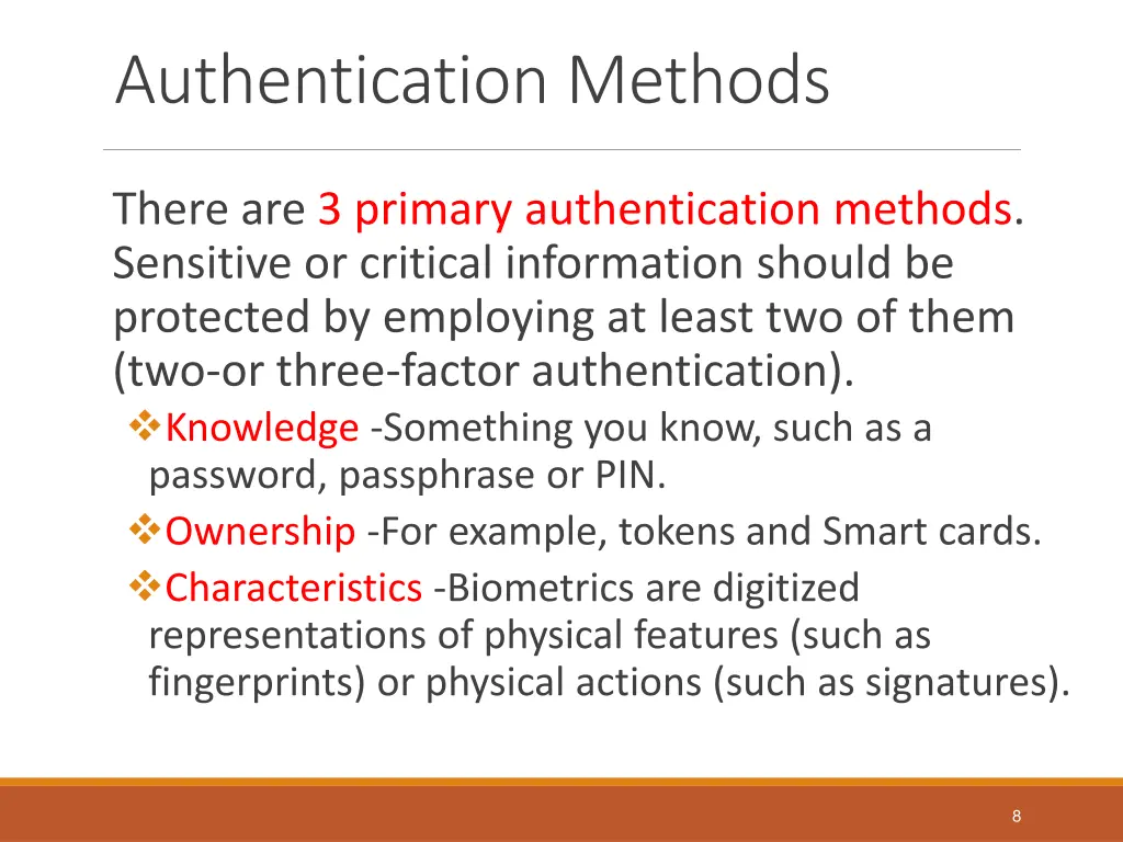 authentication methods