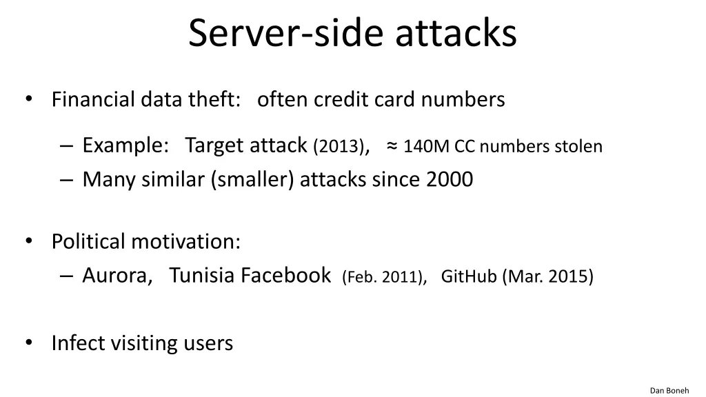 server side attacks