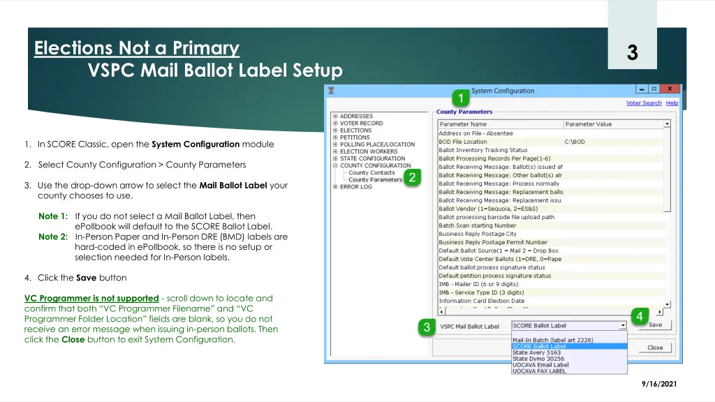 elections not a primary vspc mail ballot label