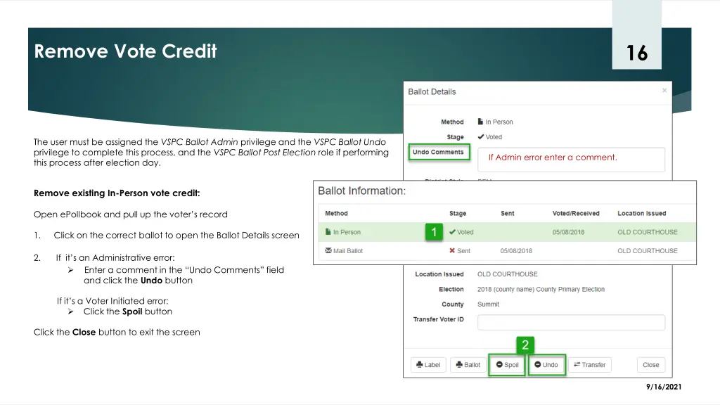remove vote credit