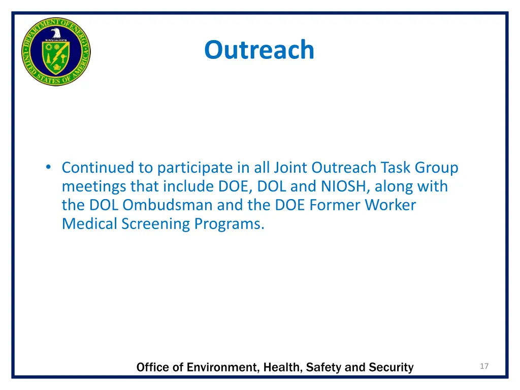 outreach