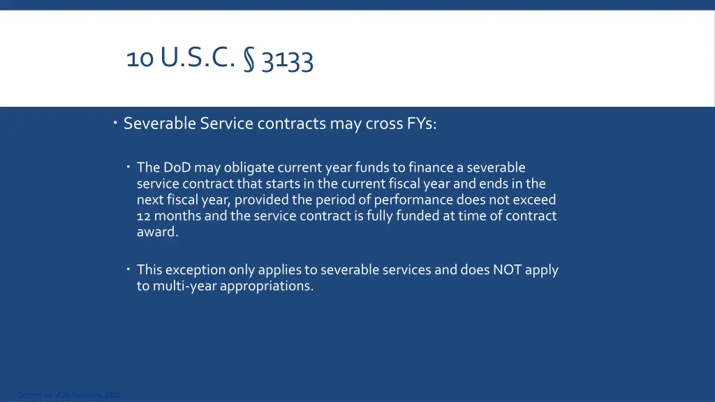 10 u s c 3133