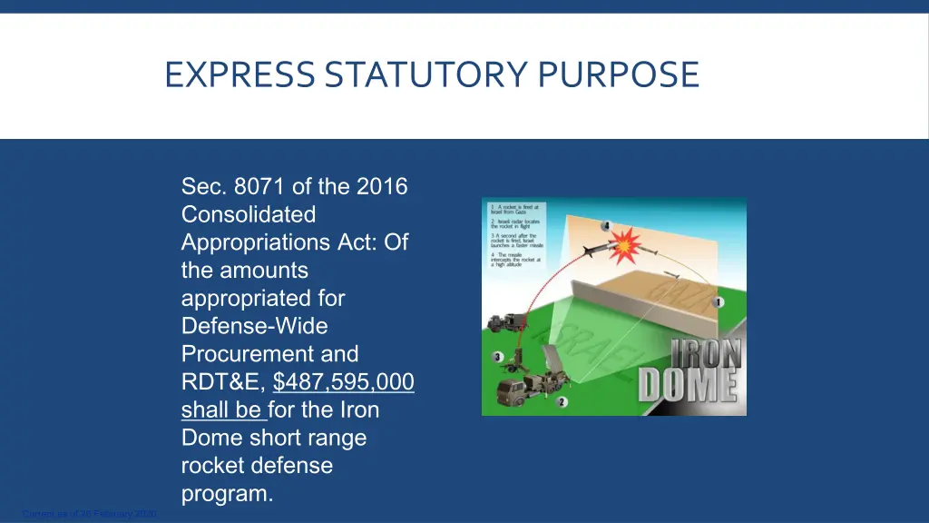 express statutory purpose