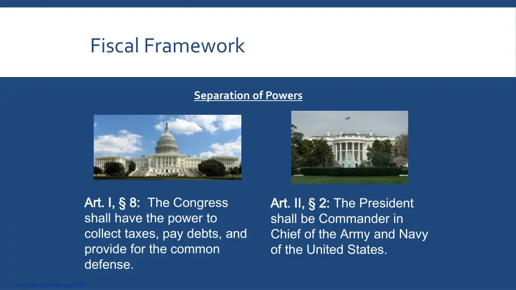 fiscal framework