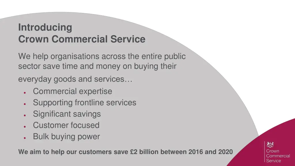 introducing crown commercial service
