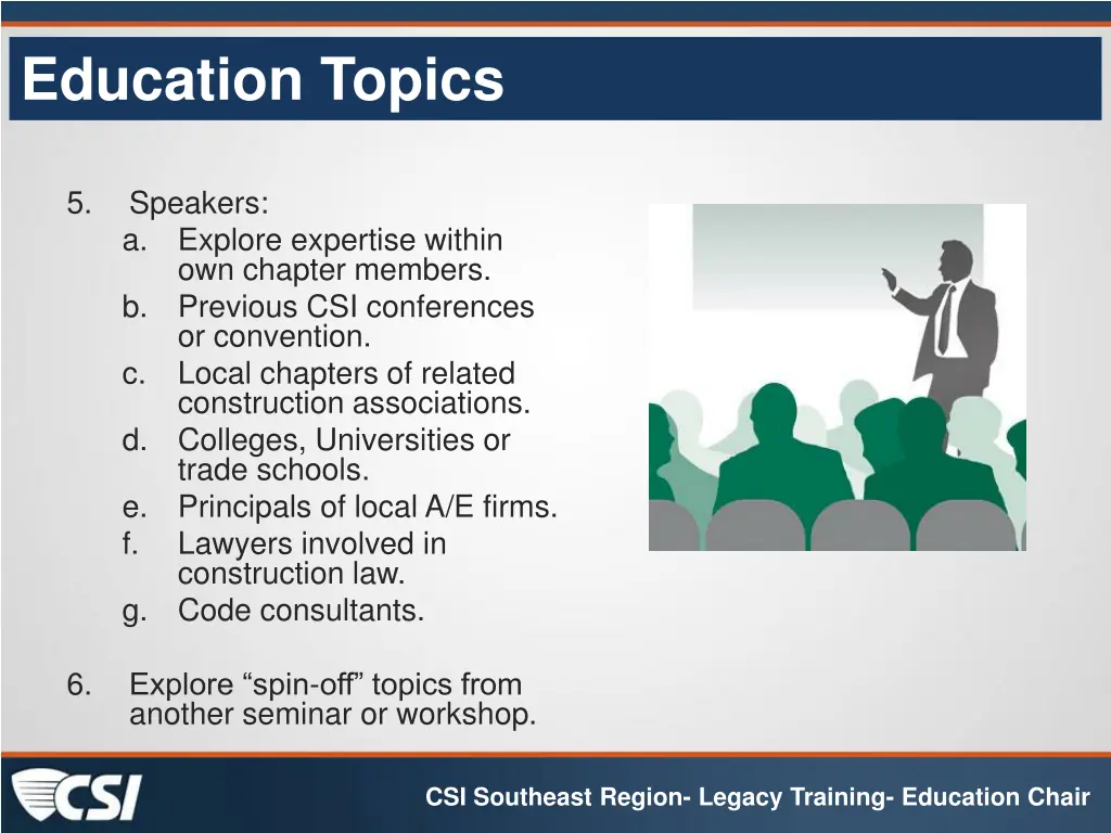 education topics 1