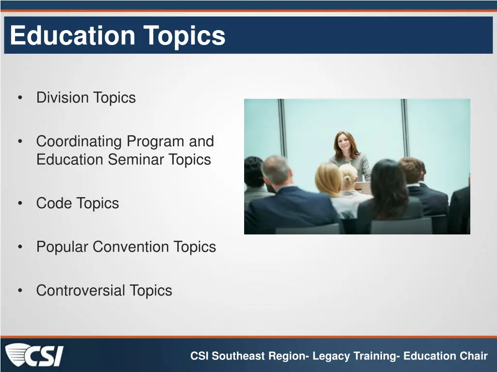 education topics 5