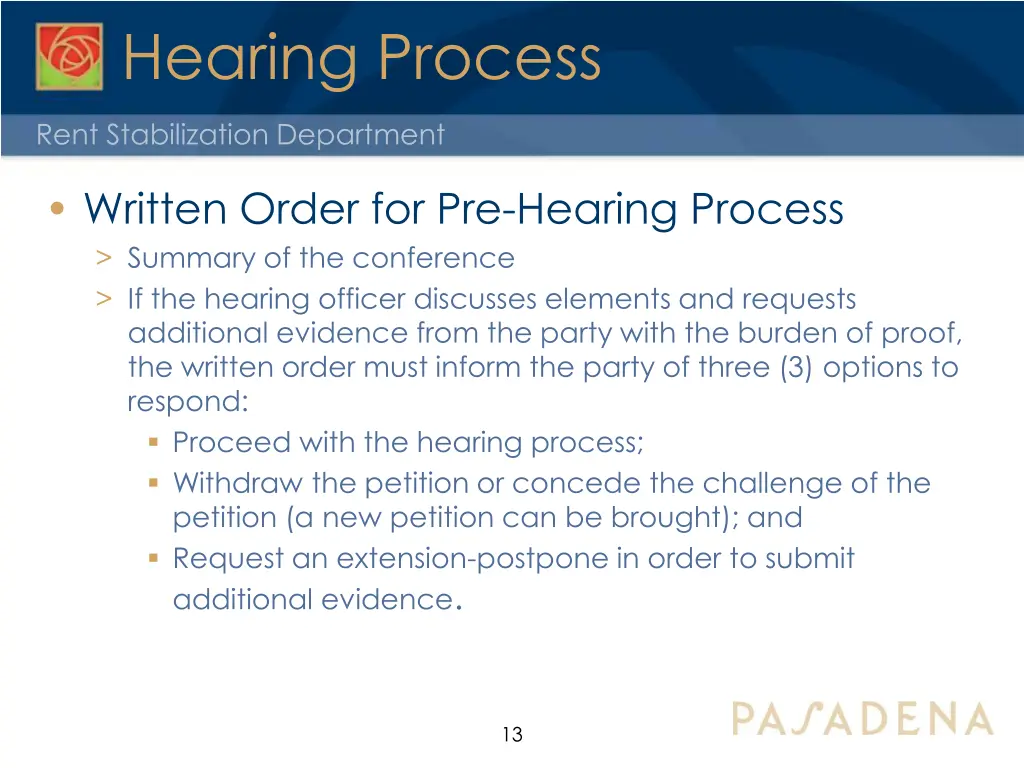 hearing process